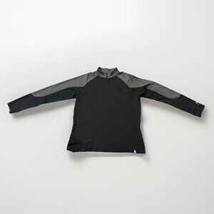 🔥 The North Face Men’s Quarter Zip Jacket – Black – XL – FlashDry® – EXCELLENT